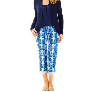 Lilly Pulitzer Cocoanut Walk Crop Pant